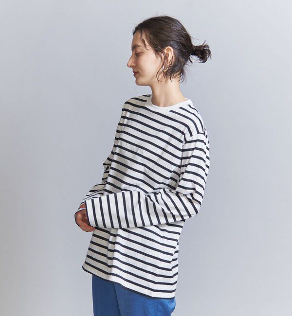 BEAUTY&YOUTH UNITED ARROWS「コットン天竺 ロングスリーブ カットソー」|Tシャツ・カットソー|