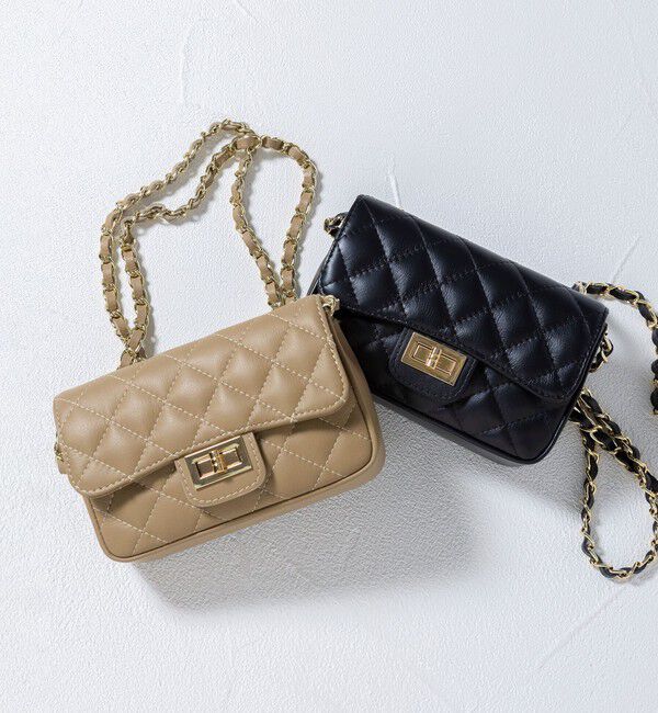 BEAUTY&YOUTH UNITED ARROWS「＜AULENTTI＞レザー キルティング チェーン ショルダーバッグ」|ショルダー・メッセンジャー|