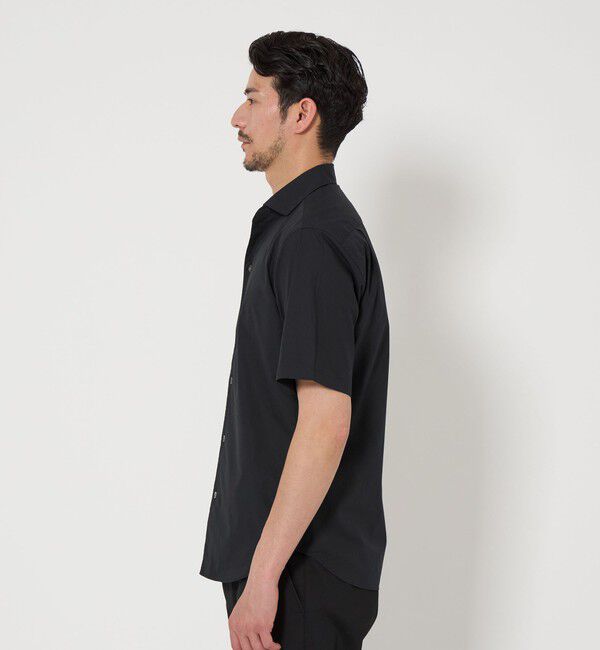 BEAUTY&YOUTH UNITED ARROWS「【WEB限定 WARDROBE SMART】コットン ワイドカラー スキッパーシャツ」|シャツ・ブラウス|