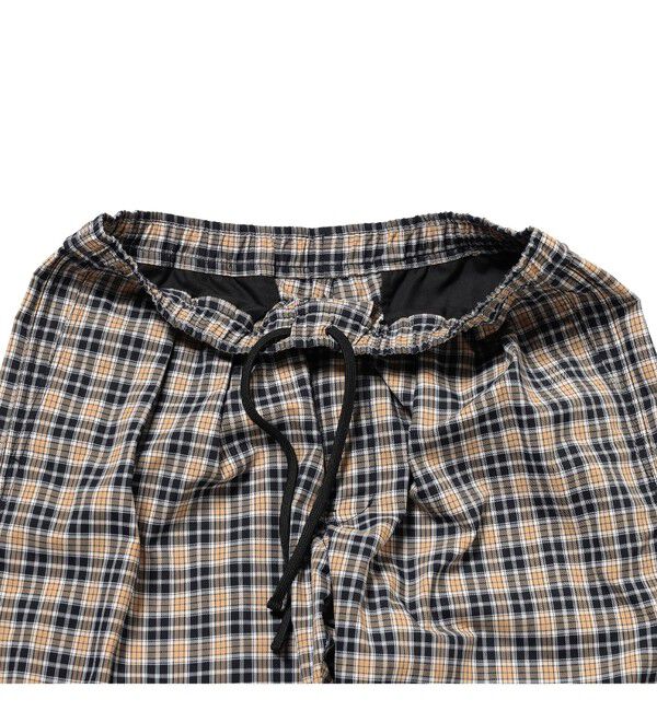 BEAMS「チャック ワイド イージーパンツ」|チノ|