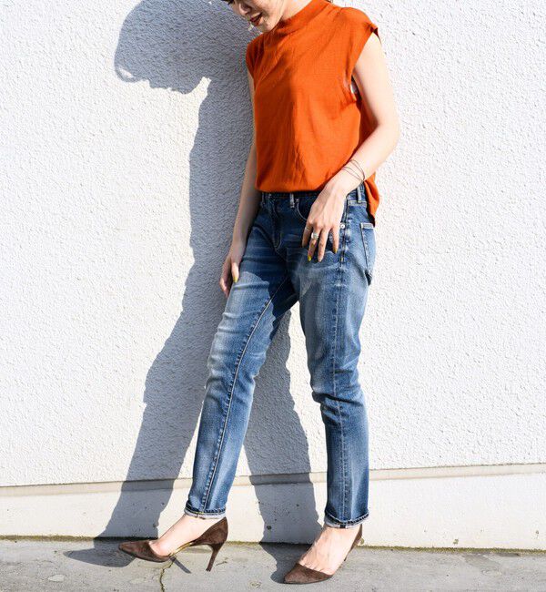 SHIPS for women「【WEB限定】スリム テーパード デニム」|その他|