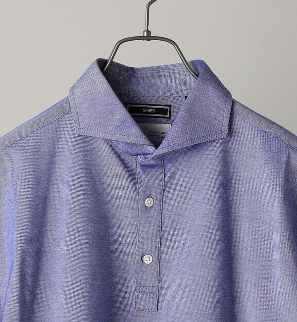 SHIPS「SHIPS：ALBINI 32ゲージ カノコ無地 ポロシャツ」|ポロシャツ|