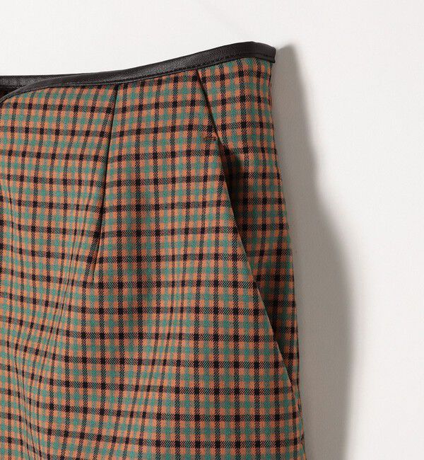 SHIPS any「SHIPS any:〈ウォッシャブル〉チェック スティック ミディ スカート」|タイト|