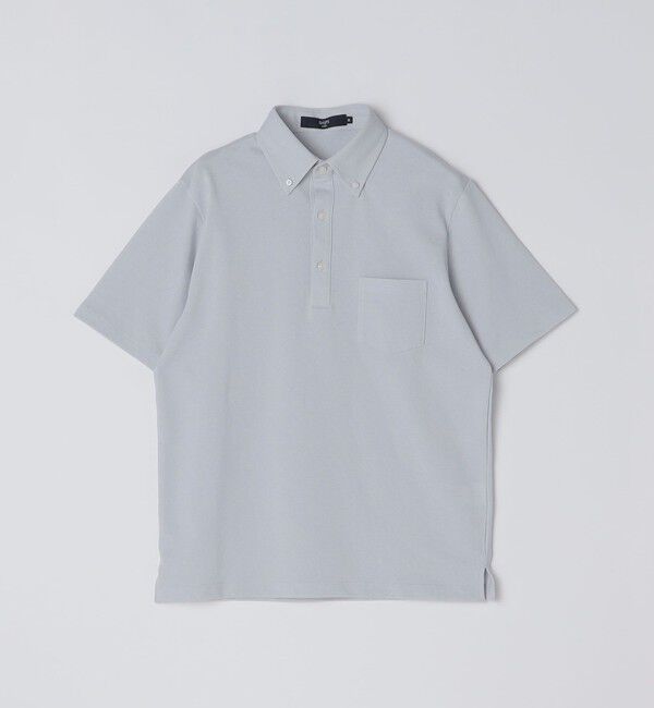 SHIPS Colors 「SHIPS Colors: 〈吸水速乾〉カノコ ボタンダウン 半袖 ポロシャツ」|ポロシャツ|