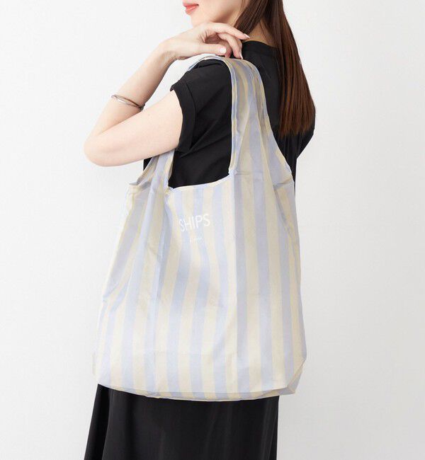 SHIPS Colors 「SHIPS Colors:〈手洗い可能〉リサイクル エコバッグ (M)」|エコバッグ|