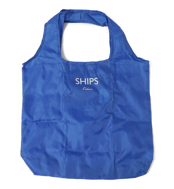 SHIPS Colors 「SHIPS Colors:〈手洗い可能〉リサイクル エコバッグ (M)」|エコバッグ|ブルー