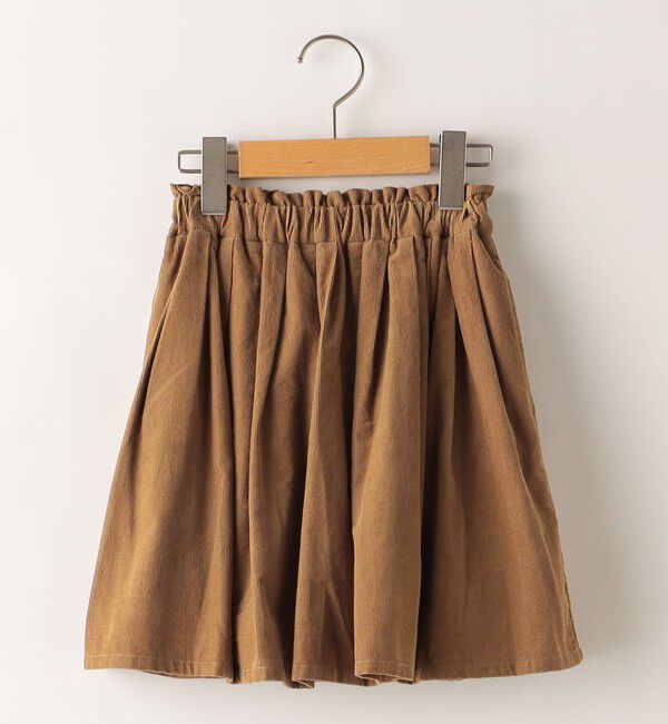SHIPS KIDS「SHIPS KIDS:100～130cm / コーデュロイ スカート」|フレア|