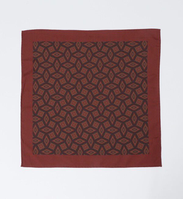 SHIPS「Puccini: マダー コモン チーフ」|ハンカチ|ブラウン