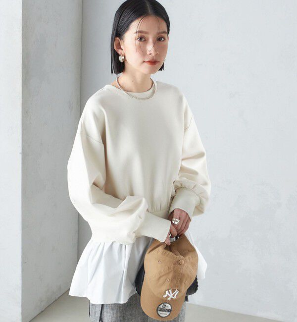 SHIPS for women「* 〈手洗い可能〉3WAY ペプラム ジップ ブルゾン 24SS ◇」|ブルゾン・スタジャン|