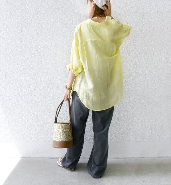 SHIPS for women「〈手洗い可能〉IMPERIAL LINEN オーバー シャツ」|シャツ・ブラウス|