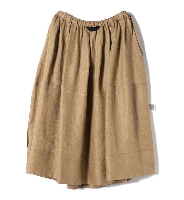 SHIPS for women「【SHIPS別注】Nell:麻 ドビー ボリューム スカート」|スカート|
