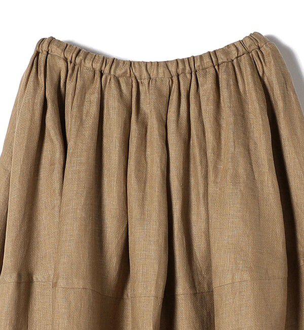 SHIPS for women「【SHIPS別注】Nell:麻 ドビー ボリューム スカート」|スカート|