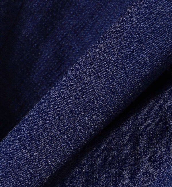 SHIPS for women「〈手洗い可能〉麻混 ノットディテール フレンチスリーブ ワンピース」|ワンピース|