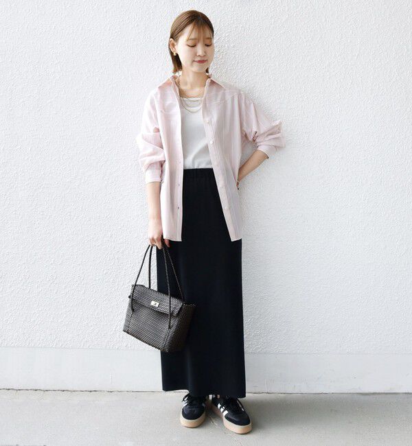 SHIPS for women「【WEB限定】〈洗濯機可能〉アシンメトリー ストライプ シャツ」|シャツ・ブラウス|