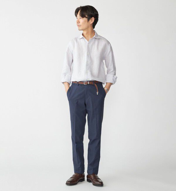 SHIPS「SHIPS: コットン バーズアイ スラックス」|スラックス|