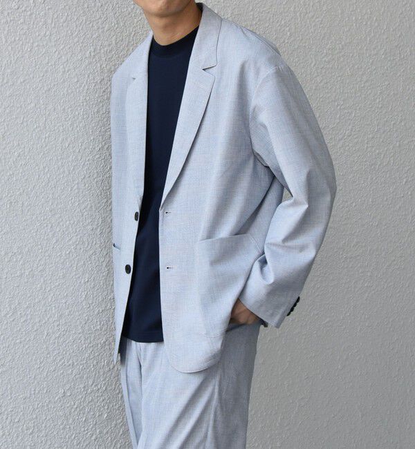 SHIPS any「SHIPS any:〈吸水速乾〉Rapidry リラックス ジャケット(セットアップ対応)◇」|テーラードジャケット|