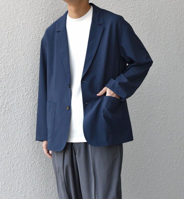 SHIPS any「SHIPS any:〈吸水速乾〉Rapidry リラックス ジャケット(セットアップ対応)◇」|テーラードジャケット|