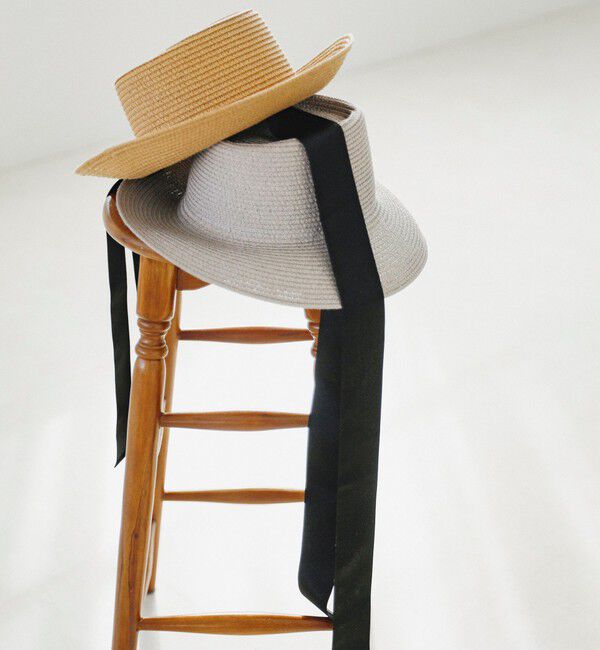 quaranciel「quaranciel: リボン付き ペーパー ハット」|ハット|