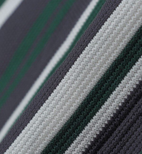 SHIPS「SHIPS: ハニカム ストライプ ショートスリーブ オープンカラー シャツ」|シャツ・ブラウス|