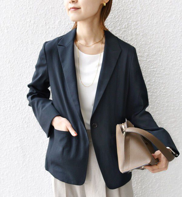 SHIPS for women「〈手洗い可能〉FUNCTIONAL テーラード ジャケット（セットアップ対応）」|テーラードジャケット|