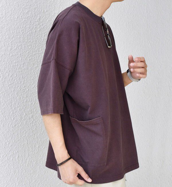 SHIPS any「【SHIPS any別注】Champion: ブリーチ ドルマン キャンプポケット Tシャツ◇」|Tシャツ・カットソー|