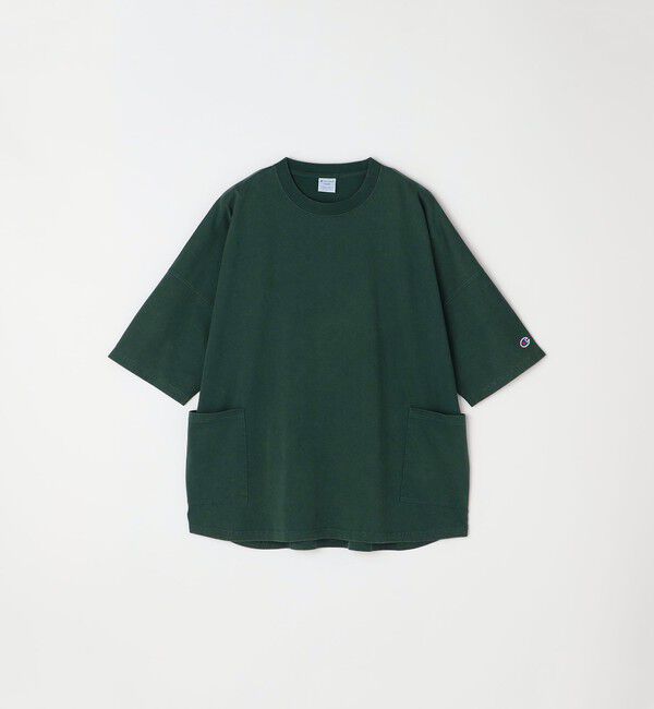 SHIPS any「【SHIPS any別注】Champion: ブリーチ ドルマン キャンプポケット Tシャツ◇」|Tシャツ・カットソー|