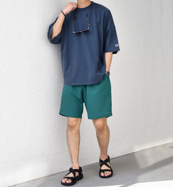 SHIPS any「【SHIPS any別注】Champion: ブリーチ ドルマン キャンプポケット Tシャツ◇」|Tシャツ・カットソー|