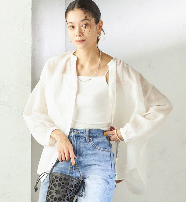 SHIPS for women「《予約》カップ付き フィット キャミソール」|キャミソール|