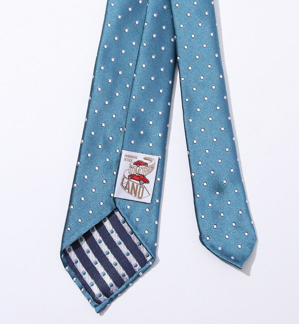 TOMORROWLAND GOODS「TOMORROWLAND シルク セッテピエゲ ドットタイ」|ネクタイ・蝶ネクタイ|