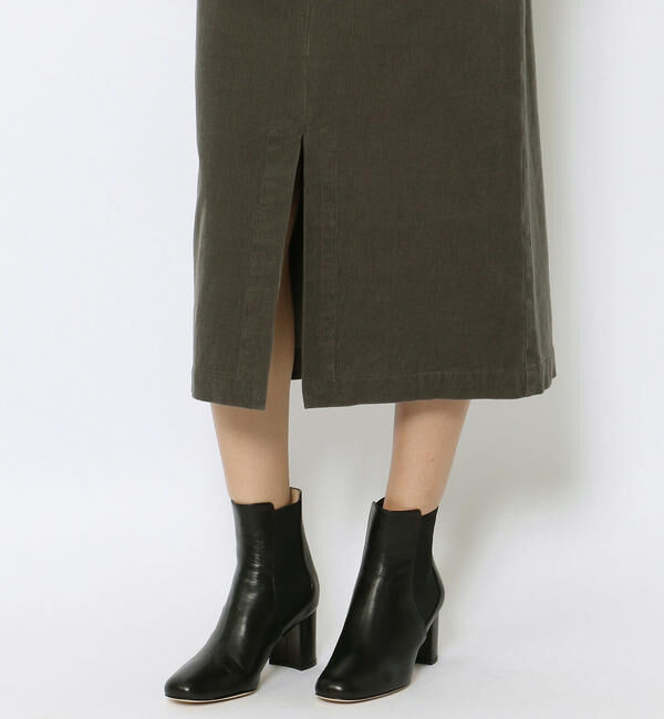 GALERIE VIE「コットンコーデュロイ Iラインスカート」|タイト|