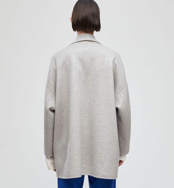 DES PRES「ダブルフェイスメルトンビーバー ワイドカラーコート」|その他|