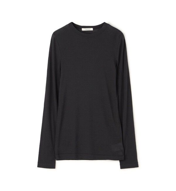 MACPHEE「【一部WEB先行予約】シアージャージー クルーネックプルオーバー」|Tシャツ・カットソー|17 チャコールグレー