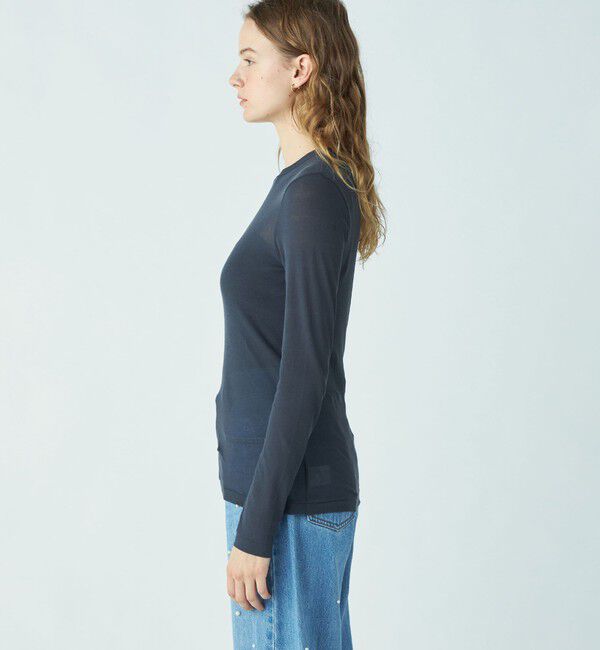 MACPHEE「【一部WEB先行予約】シアージャージー クルーネックプルオーバー」|Tシャツ・カットソー|