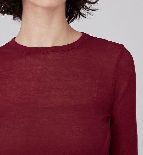 MACPHEE「【一部WEB先行予約】シアージャージー クルーネックプルオーバー」|Tシャツ・カットソー|