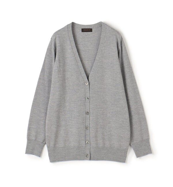 TOMORROWLAND collection「エクストラファインウール Vネックカーディガン」|カーディガン|15 グレー
