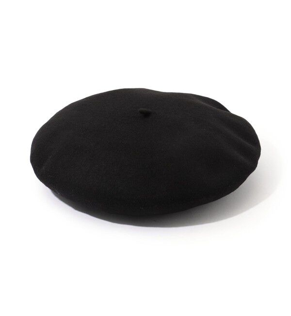 TOMORROWLAND GOODS「MANUFACTURE DE BERETS ウール ベレー」|ハンチング・ベレー帽|19 ブラック