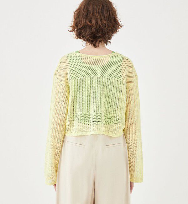 Ballsey「コットンナイロンコイル ショートプルオーバー」|ニット・セーター|