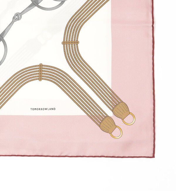 TOMORROWLAND GOODS「TOMORROWLAND ビットチェーンモチーフ シルクスカーフ」|バンダナ・スカーフ|