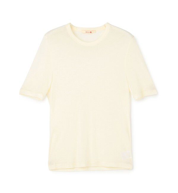 BACCA「テンセルシルク ベーシックTシャツ」|Tシャツ・カットソー|13 アイボリー