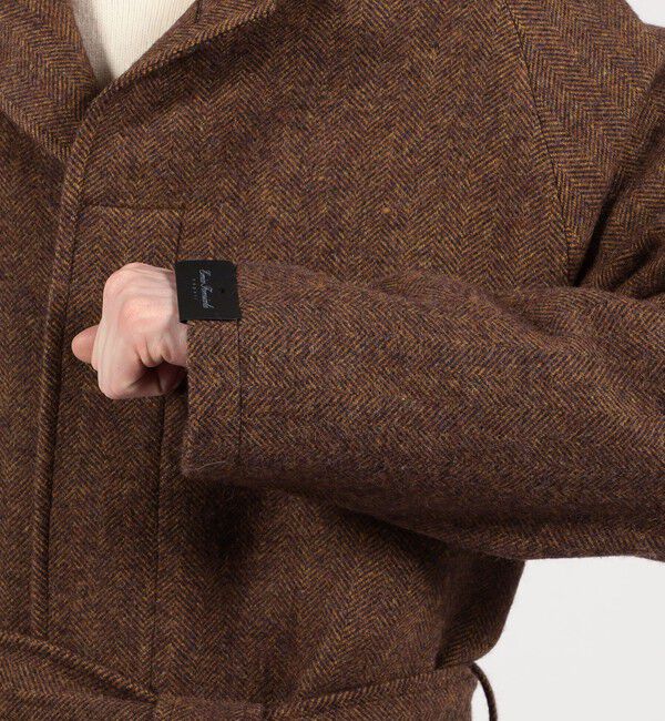 TOMORROWLAND BUYING WEAR「ERRICO FORMICOLA ウールナイロン バルカラー ベルテッドコート」|ステンカラーコート|