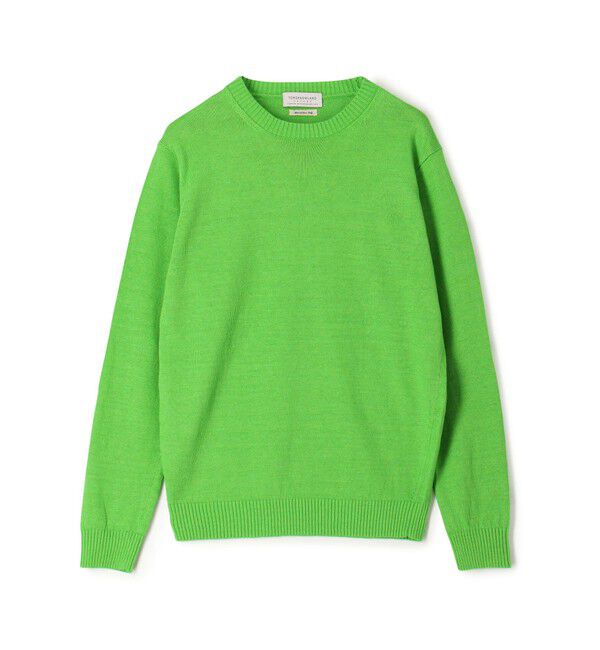 TOMORROWLAND MENS「TOMORROWLAND Tricot リネンクルーネック プルオーバーニット」|ニット・セーター|53 グリーン