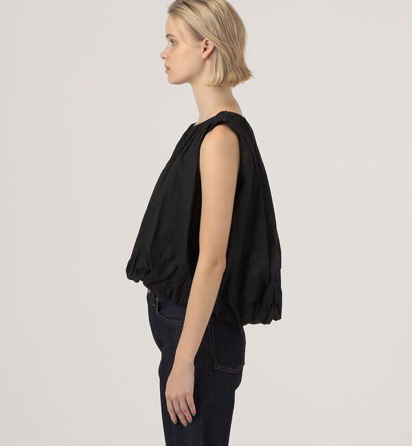 TOMORROWLAND BUYING WEAR「ne Quittez pas COTTON ORGANZA ノースリーブブラウス」|シャツ・ブラウス|