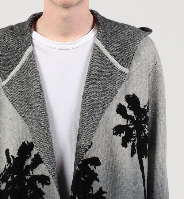 JAMES PERSE「オンブレパーム カシミア フーデッドカーディガン MCG2153」|カーディガン|