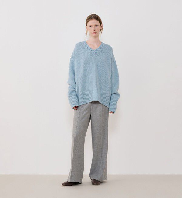 ファインウール Vネックプルオーバー（GALERIE VIE）｜ルミネの