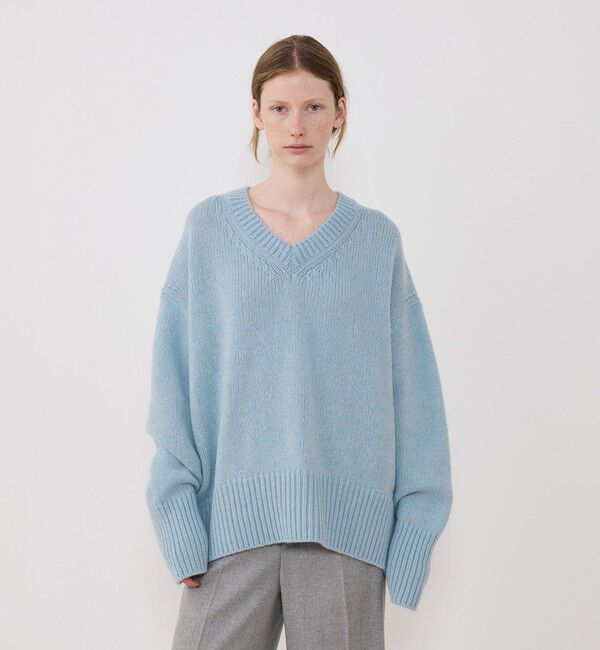 ファインウール Vネックプルオーバー（GALERIE VIE）｜ルミネの