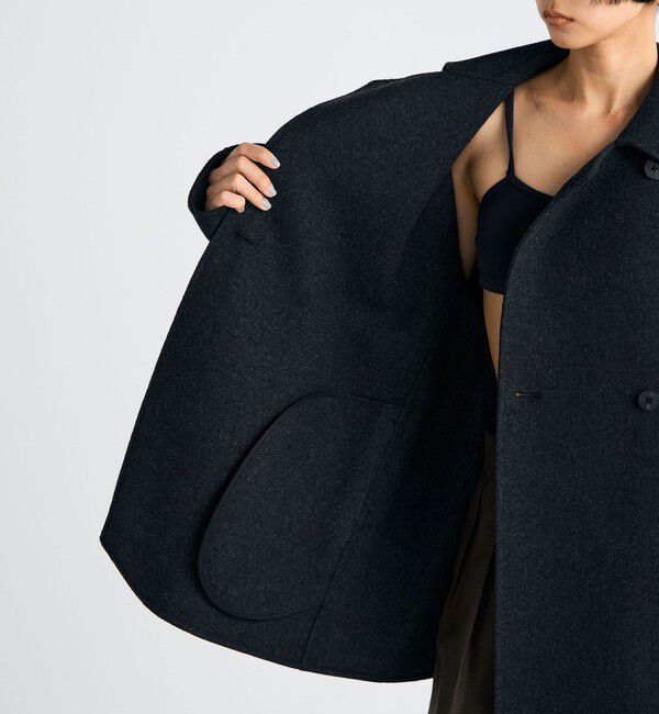 ウールカシミヤ ダブルフェイス ショートコート（Edition）｜ルミネの