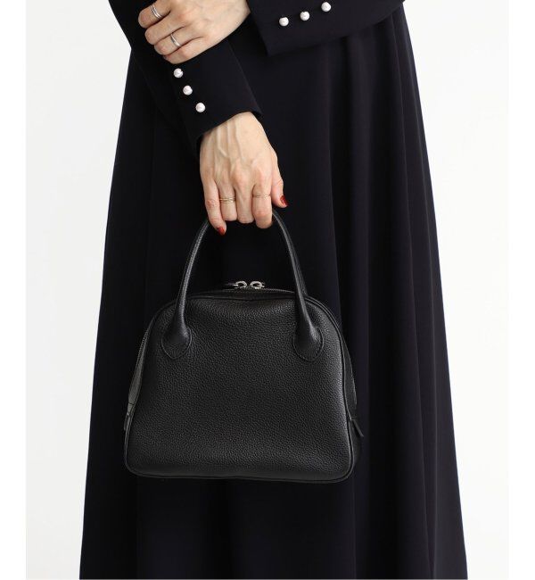 VERMEIL par iena「《追加》MAISON CANAU（メゾン カナウ） ラウンドボストン MCLH3AB2」|ボストンバッグ|