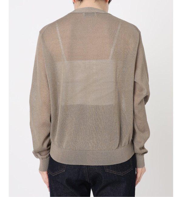 SLOBE IENA「《追加》リネン混シアーカーディガン」|カーディガン|