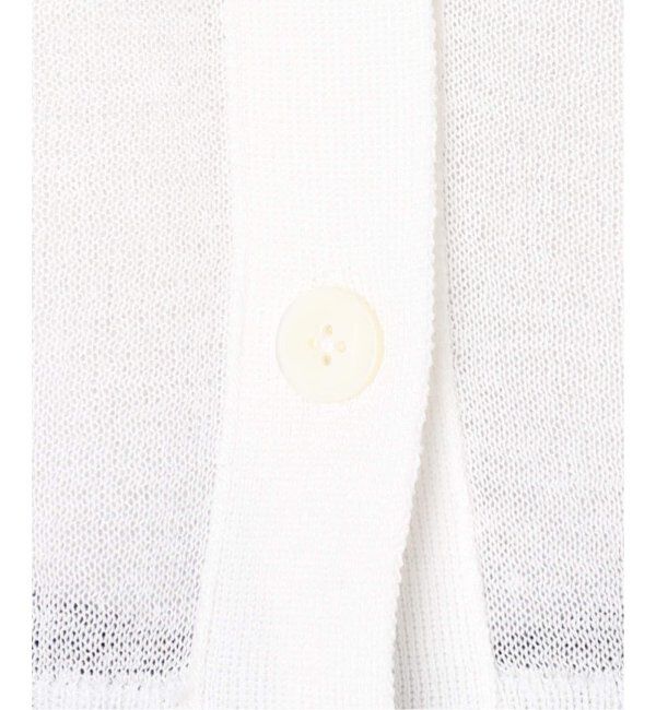 SLOBE IENA「《追加》リネン混シアーカーディガン」|カーディガン|