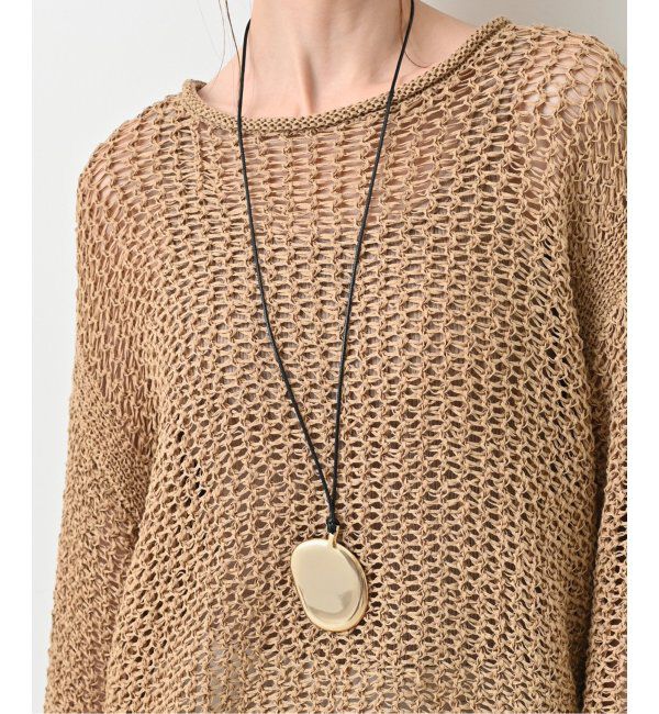 SLOBE IENA「JAMIRAY/ジャミレイ BEAN MOTIF コード ネックレス 244-270101」|ネックレス|ゴールド